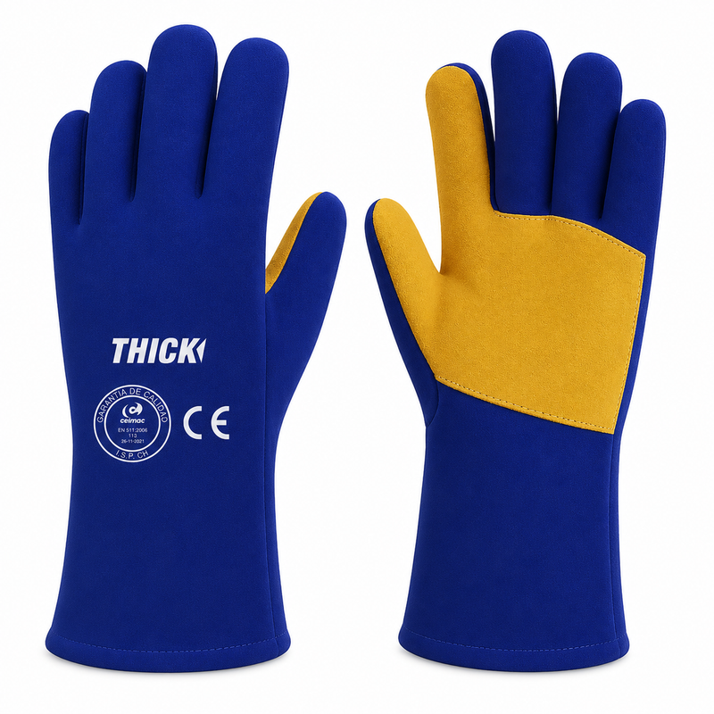 Guante Soldador Azul Thick Kuppel