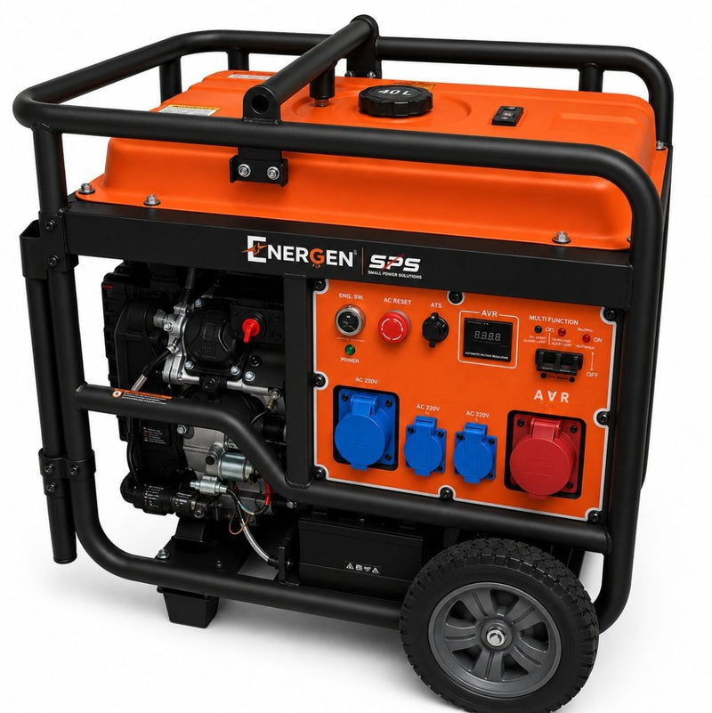 Generador Gasolina 12KVA Mono/Trifásico con ATS Energen