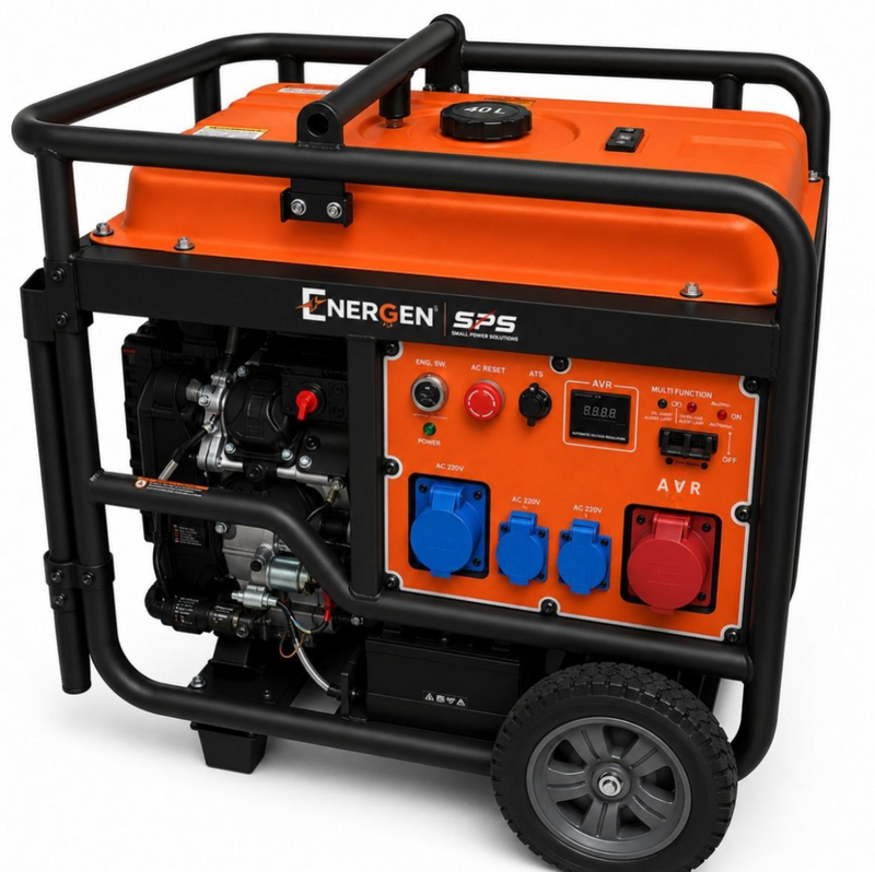 Generador Eléctrico 220V 5500W Partida Eléctrica con ATS Energen
