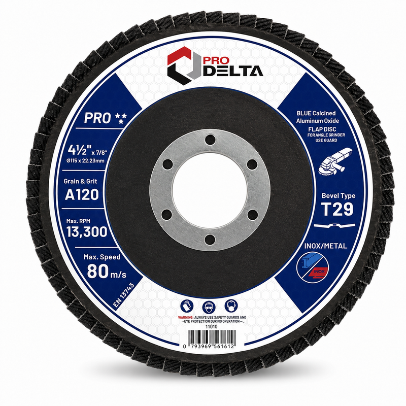 Disco Traslapado 4 1/2" Inox G-120 Prod