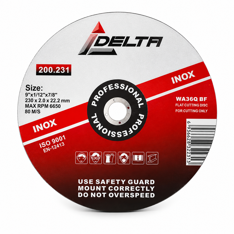 Disco de Corte 9" Inox 2.0mm Delta
